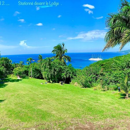 Lodge Colibris Piscine Privee Vue Panoramique Mer Et Montagne Pelee , 500 M Plage Dans Un Parc , Calme Assure Ideal Pour Decouvrir Le Nord Caraibes Le Carbet Ngoại thất bức ảnh